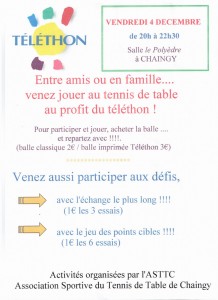 téléthon chaingy
